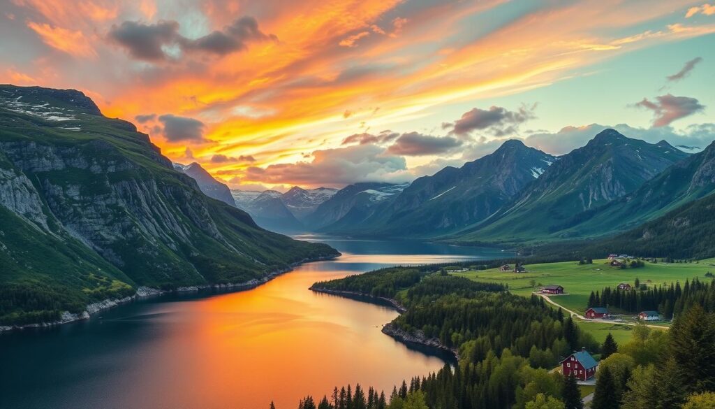 Norweskie krajobrazy