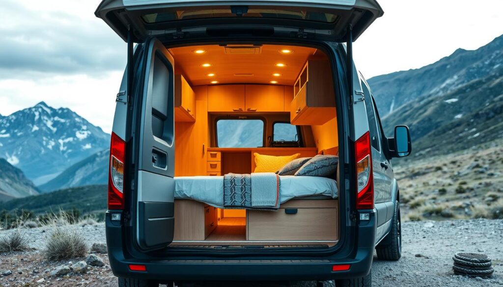 kampery półzintegrowane i alkowa