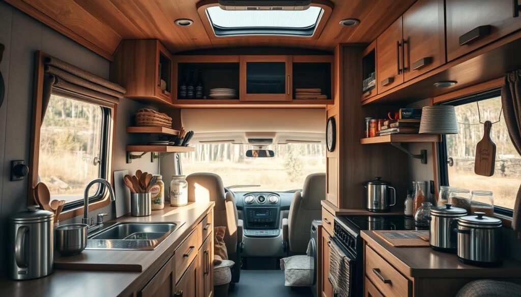 organizacja przestrzeni kuchennej w kamperze organizacja przestrzeni kuchennej w kamperze