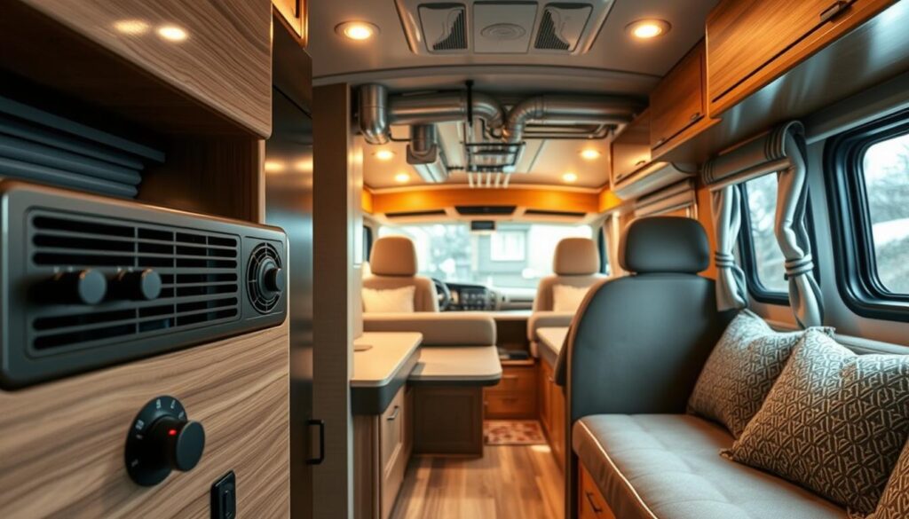 system ogrzewania w kamperze