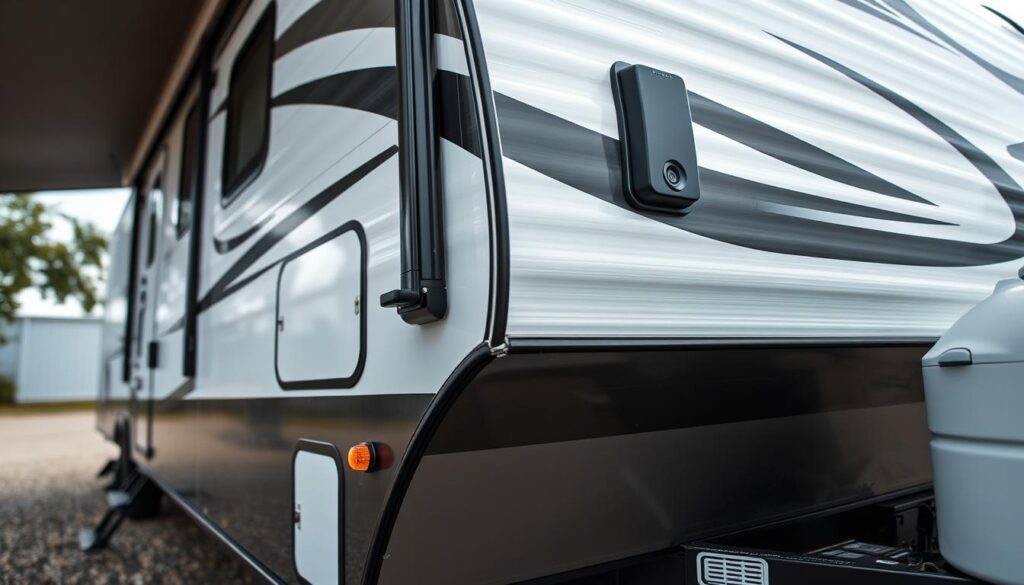 systemy bezpieczeństwa przyczepy kempingowej