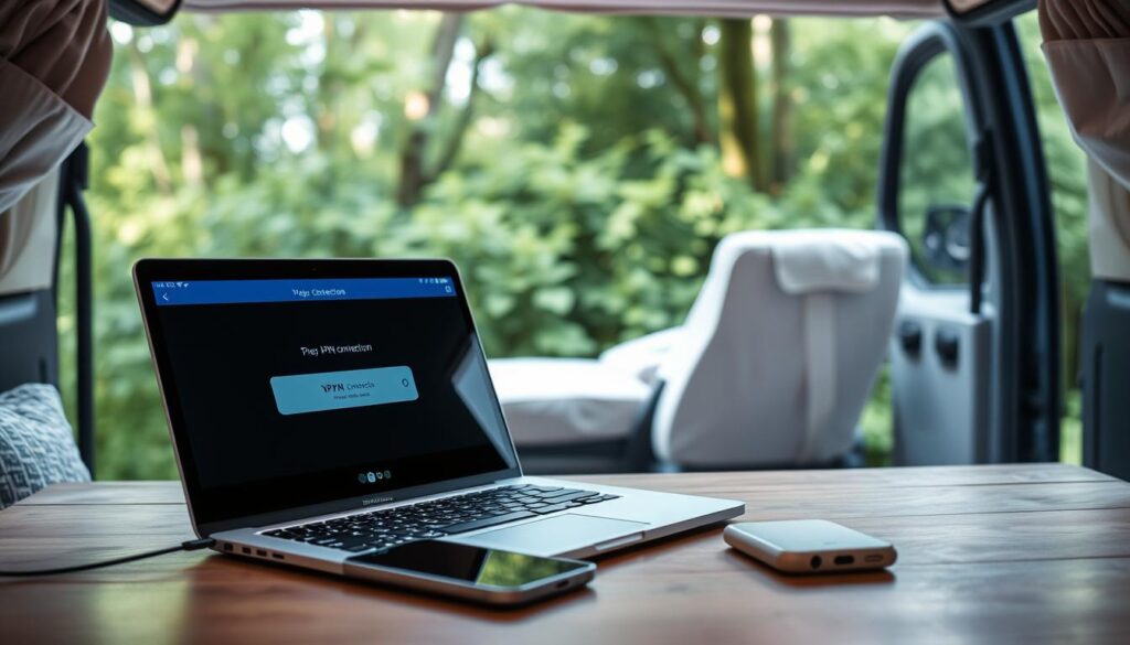 zabezpieczenie łącza w podróży