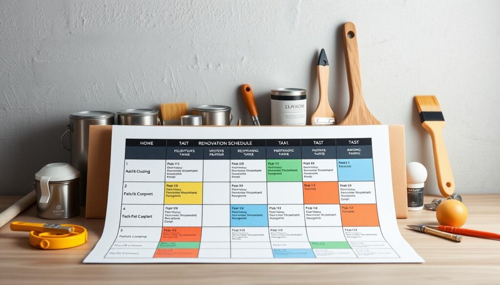 harmonogram renowacji