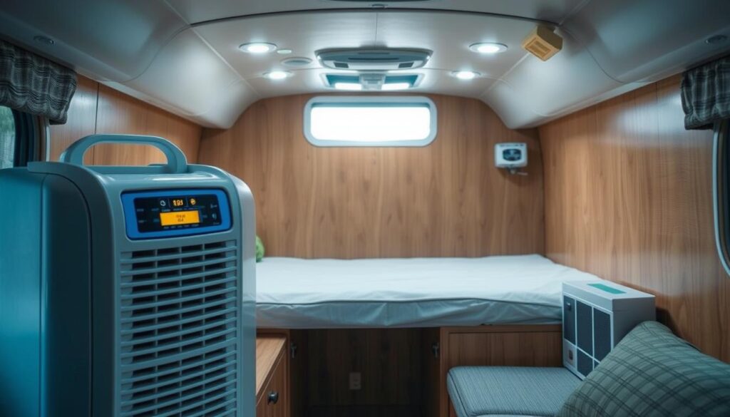 ochrona wnętrza kampera